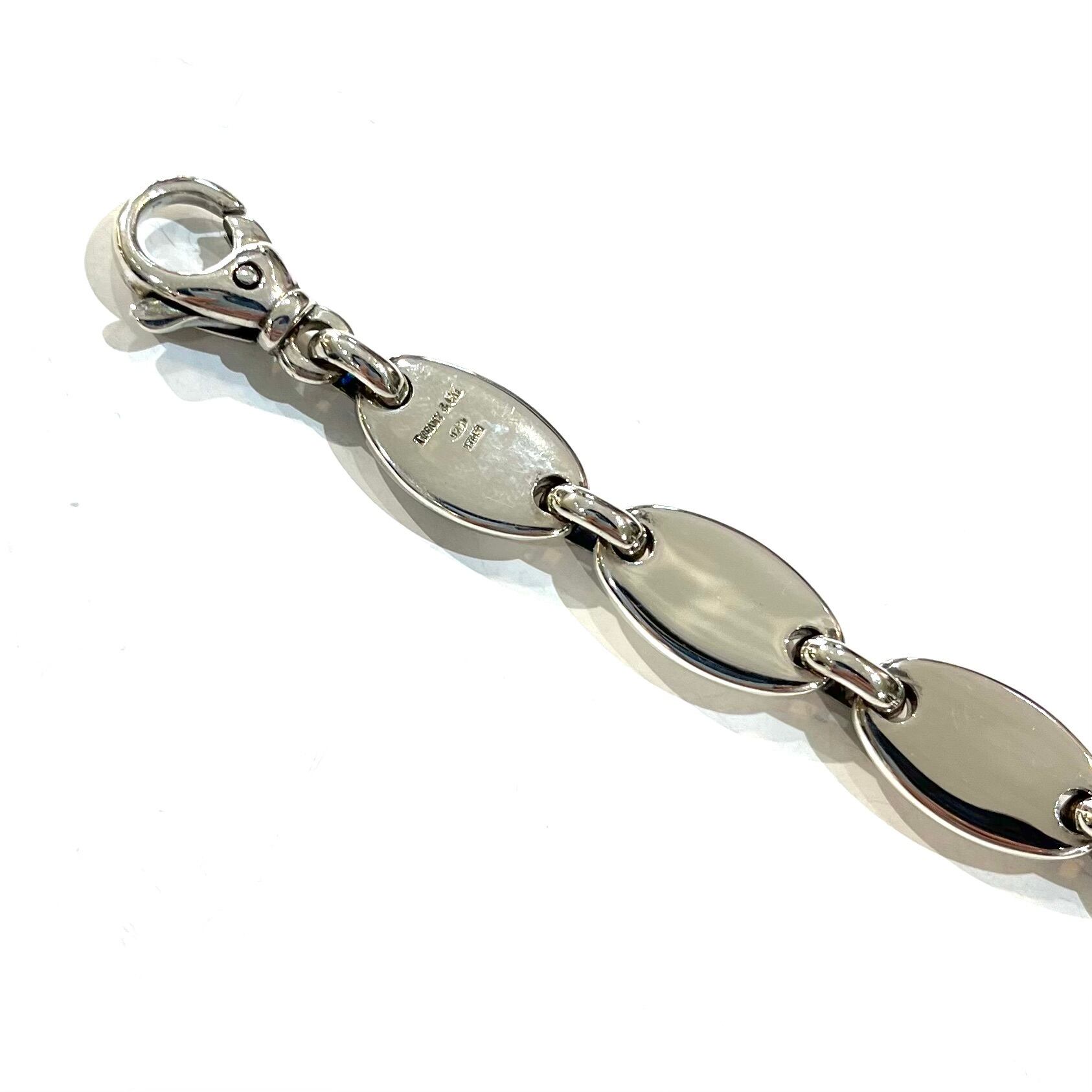 TIFFANY&CO. 】2368 ぷっくりペブルリンク オーバルリンク