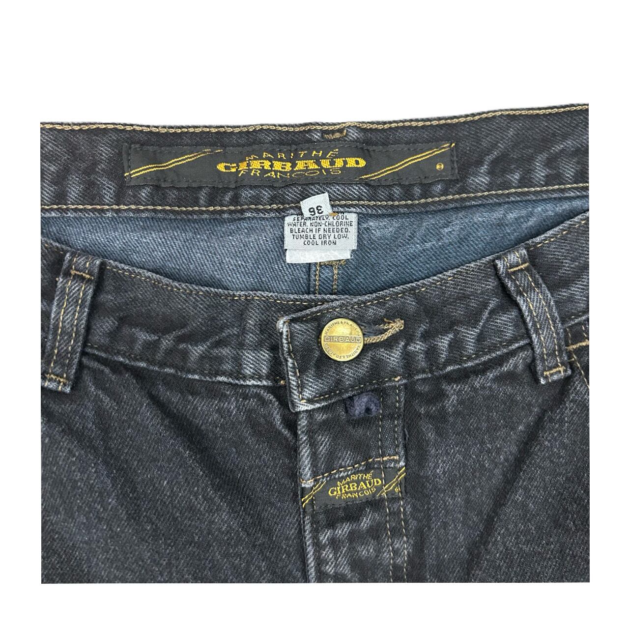 MARITHE FRANCOIS GIRBAUD ブラック　デニム　パンツ MARITHE FRANCOIS GIRBAUD black denim pants | LIGHT CLUB