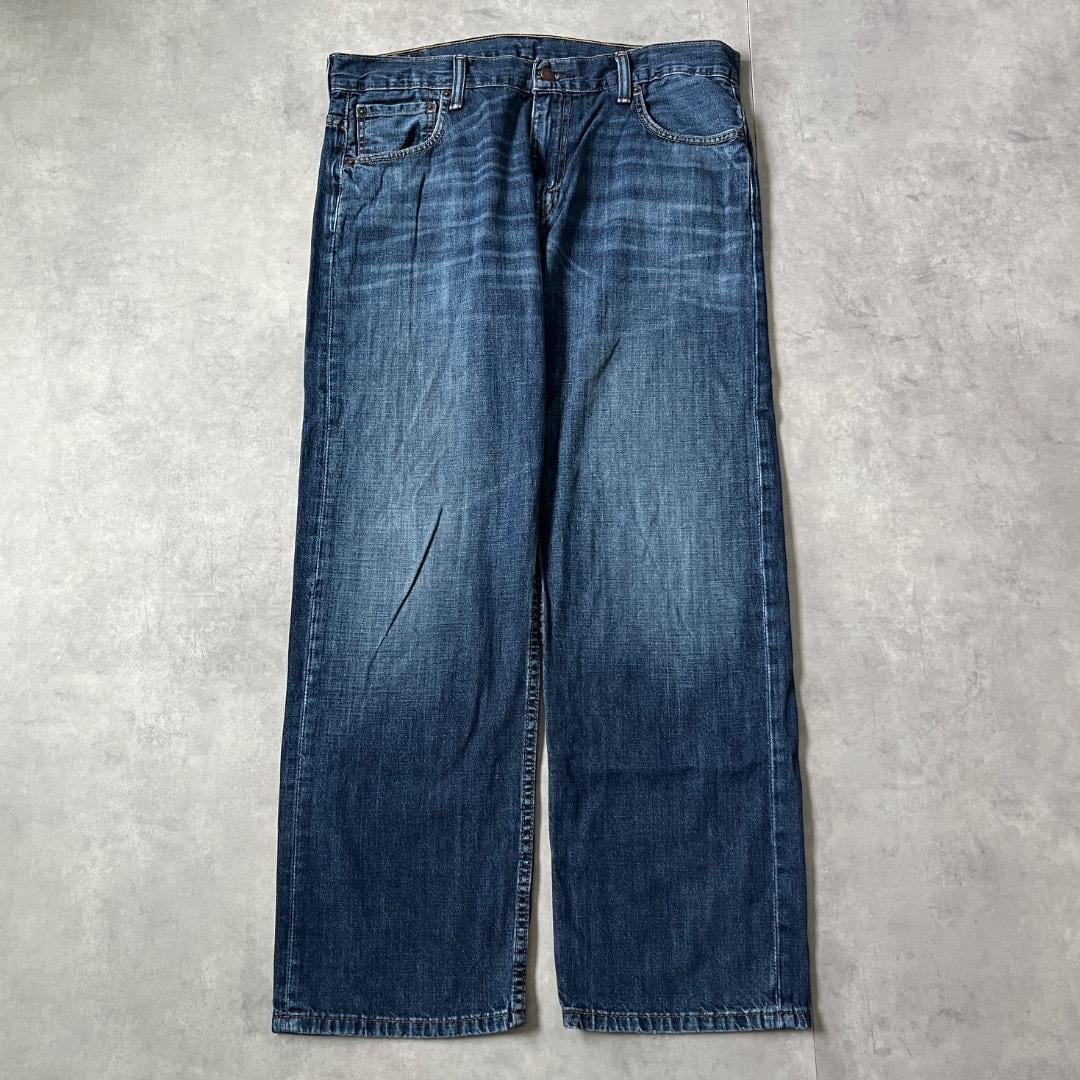 リーバイス569 Levis W34 ブルーデニム 青 ヒゲ 古着 16809