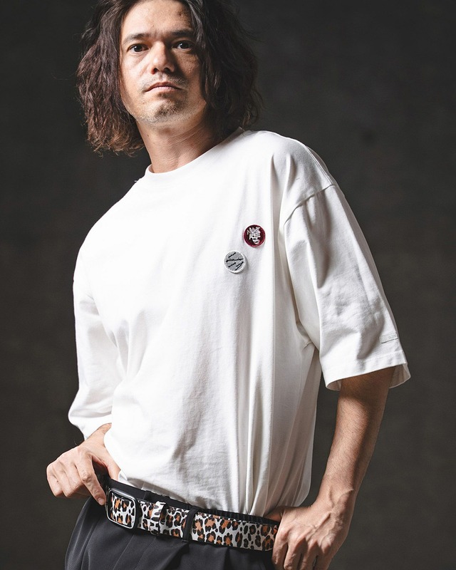 【GLIMCLAP】ワッペンTシャツ　(201-023-gls-cg)