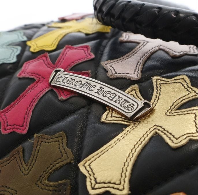 CHROME HEARTS クロムハーツ レザー トートバッグ マルチカラー