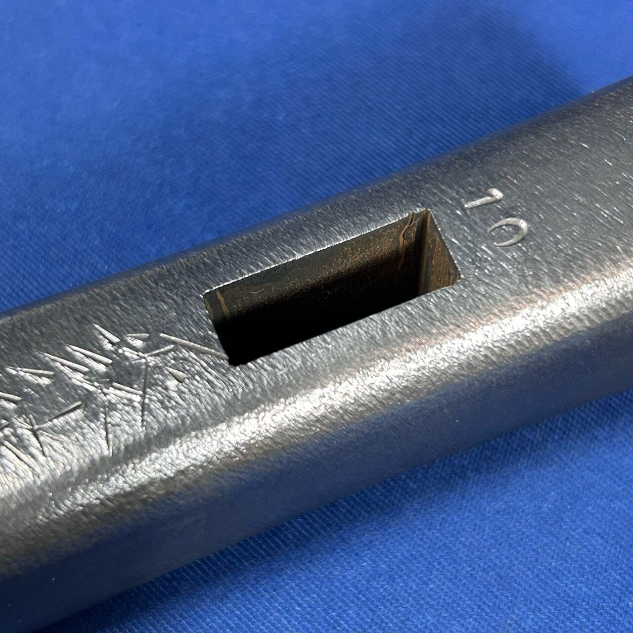 完売>道心斎正行作 四角型 玄能 ヤスリ仕上〈100匁/377g〉 | 利 完売>道心斎正行作 四角型 玄能 ヤスリ仕上〈100匁/377g〉 | 利