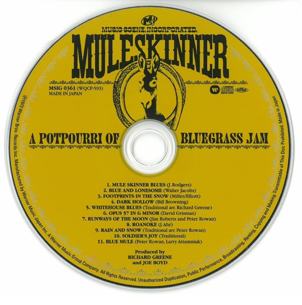 MULESKINNER / MULESKINNER /(CD) 日本盤 | 弦曲堂 Americana music