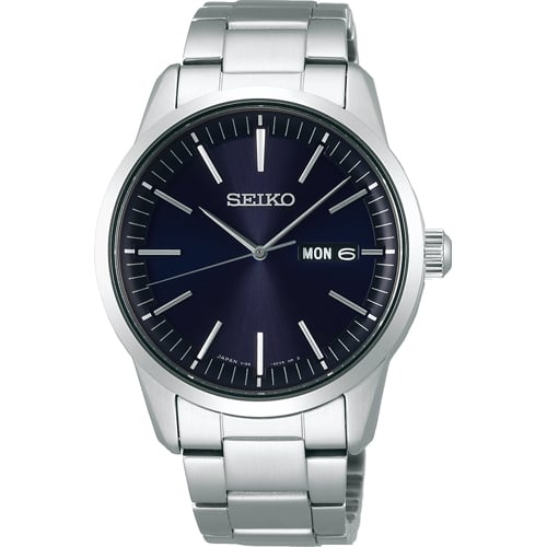 特価★SEIKO セイコー SBPX121 ソーラー 10気圧防水 耐磁 デイデイト ネイビー文字盤 日本製 メンズ腕時計 電池交換不要 |  栗田時計店(1966年創業の正規販売店) powered by BASE