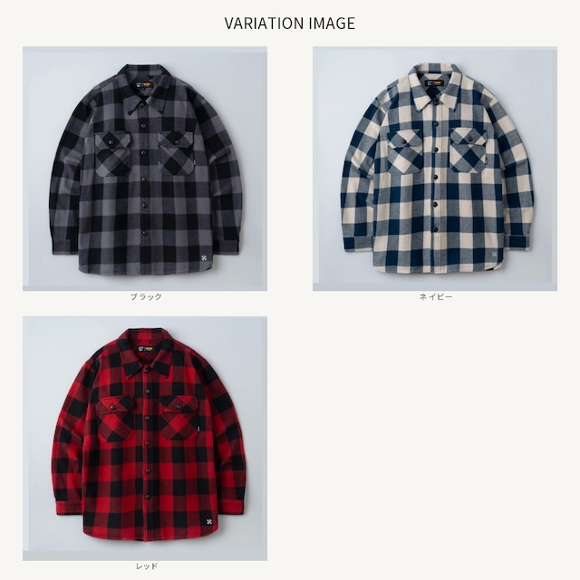 ブルコ BLUCO ヘビーフランネルチェックシャツ STANDARD WORK JACKET OL-012-021