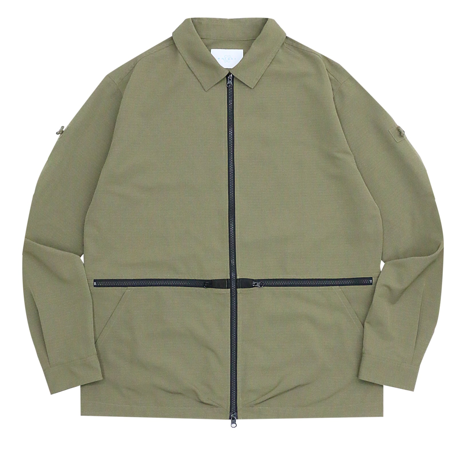 WHIMSY / CROSS ZIP JACKET OLIVE / L
