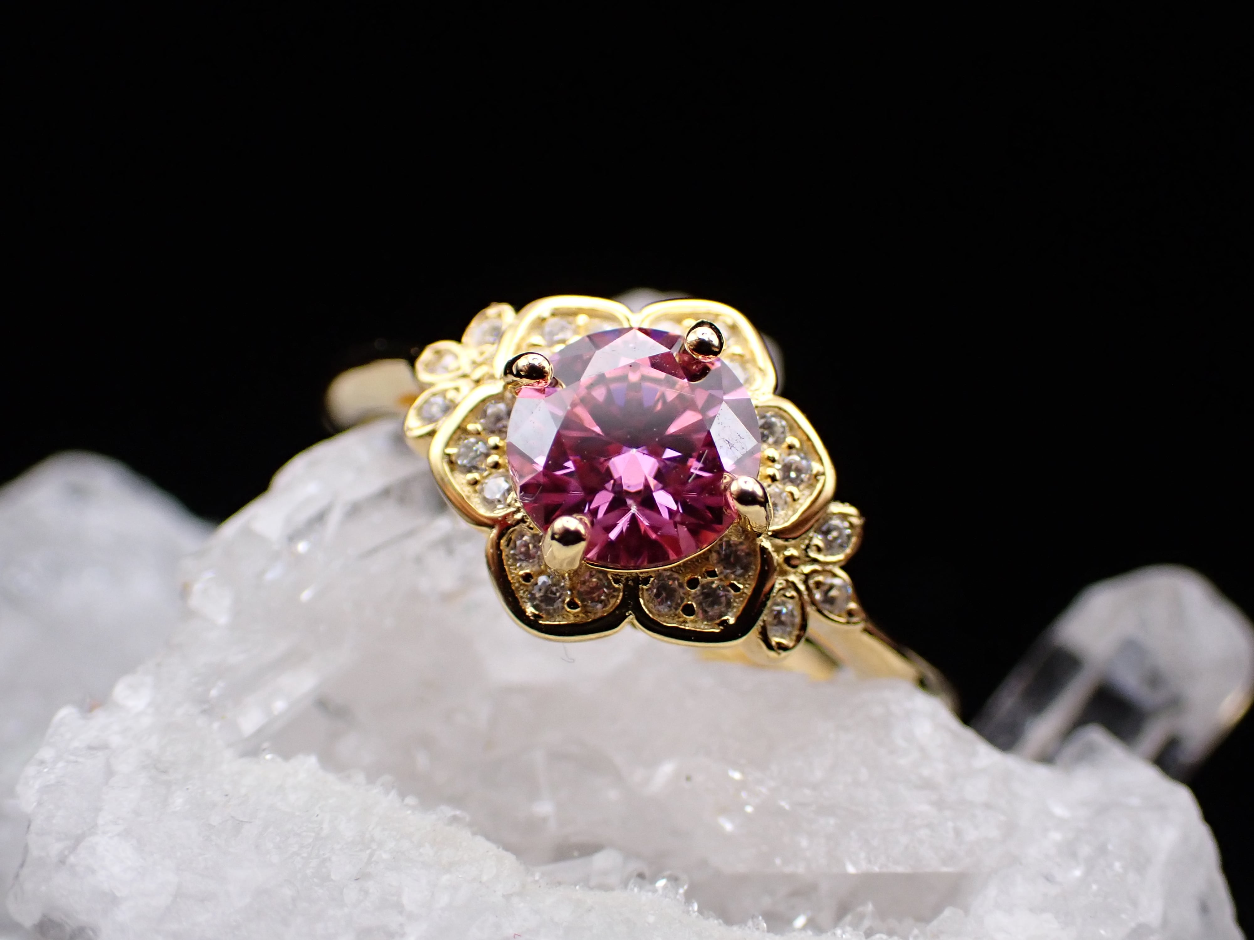 あーるめいど　まりこ様　ピンクトルマリン　アールヌーヴォー　リング　指輪 あーるめいど まりこ様 ピンクトルマリン アールヌーヴォー