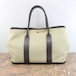 .HERMES CANVAS LEATHER TOTE BAG MADE IN FRANCE/エルメスガーデンパーティーキャンバスレザートートバッグ2000000067247