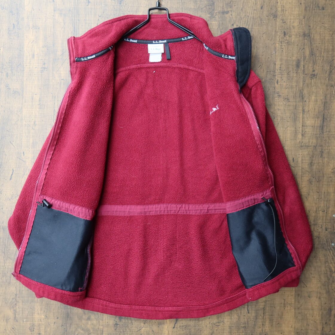 90s L.L.bean エルエルビーン フリースジャケット 古着 ピンク 90s 