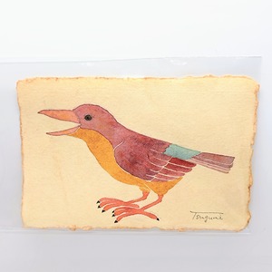 【つぐみ製陶所】水彩原画「アカショウビン」