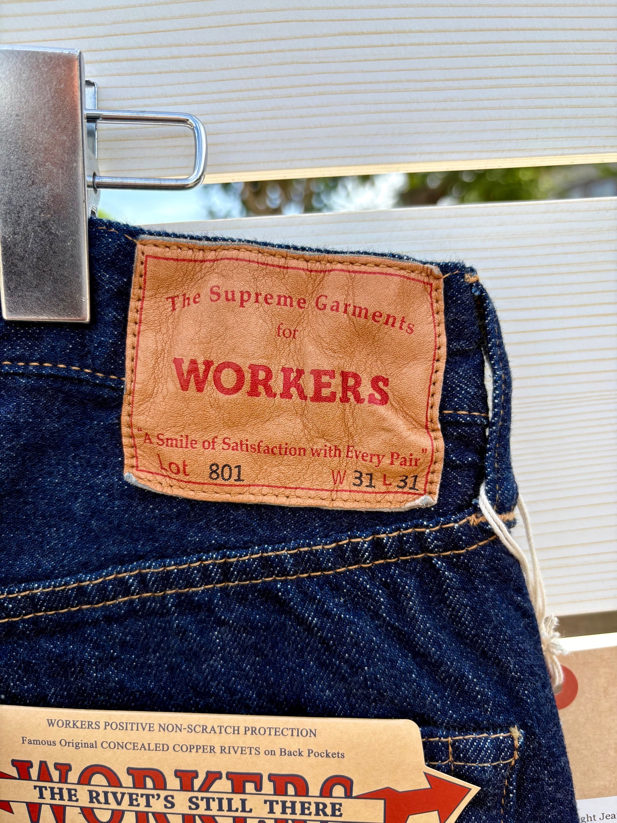 WORKERS(ワーカーズ)Lot 801 Straight Jeans | jeanskokubo｜小久保