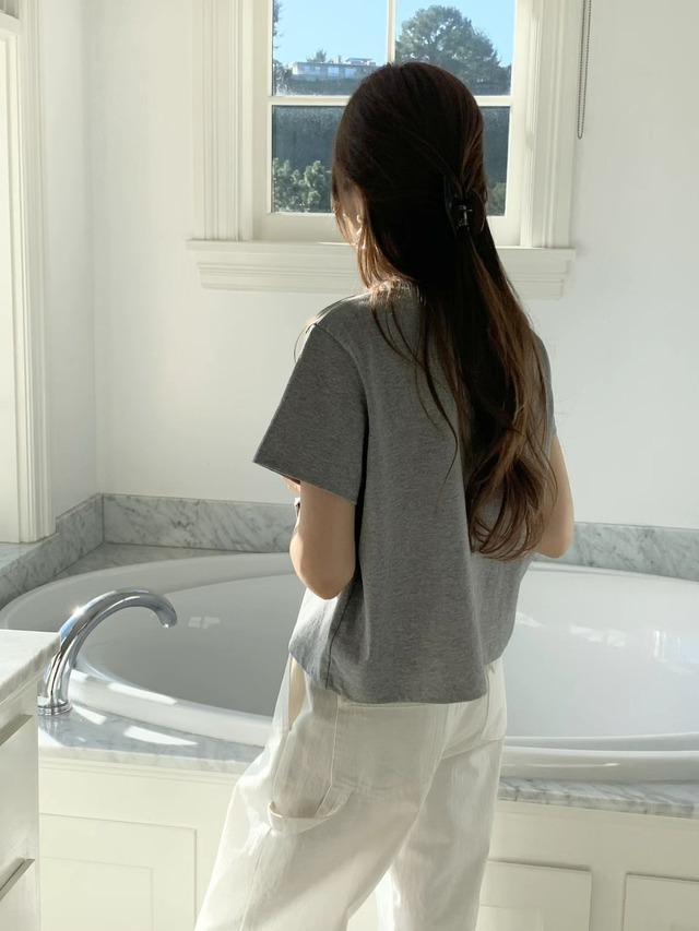 (予約) ounce / Joy half tee 3color