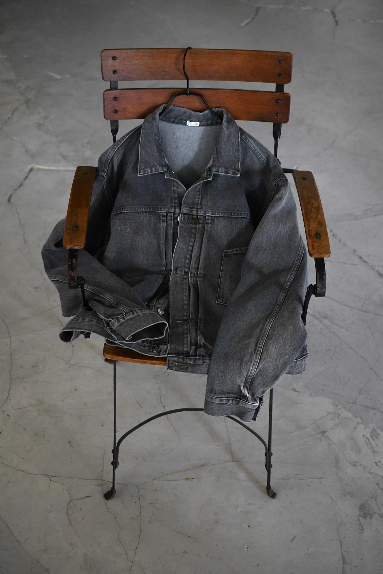 A.PRESSE / Vintage Gray Denim Jacket