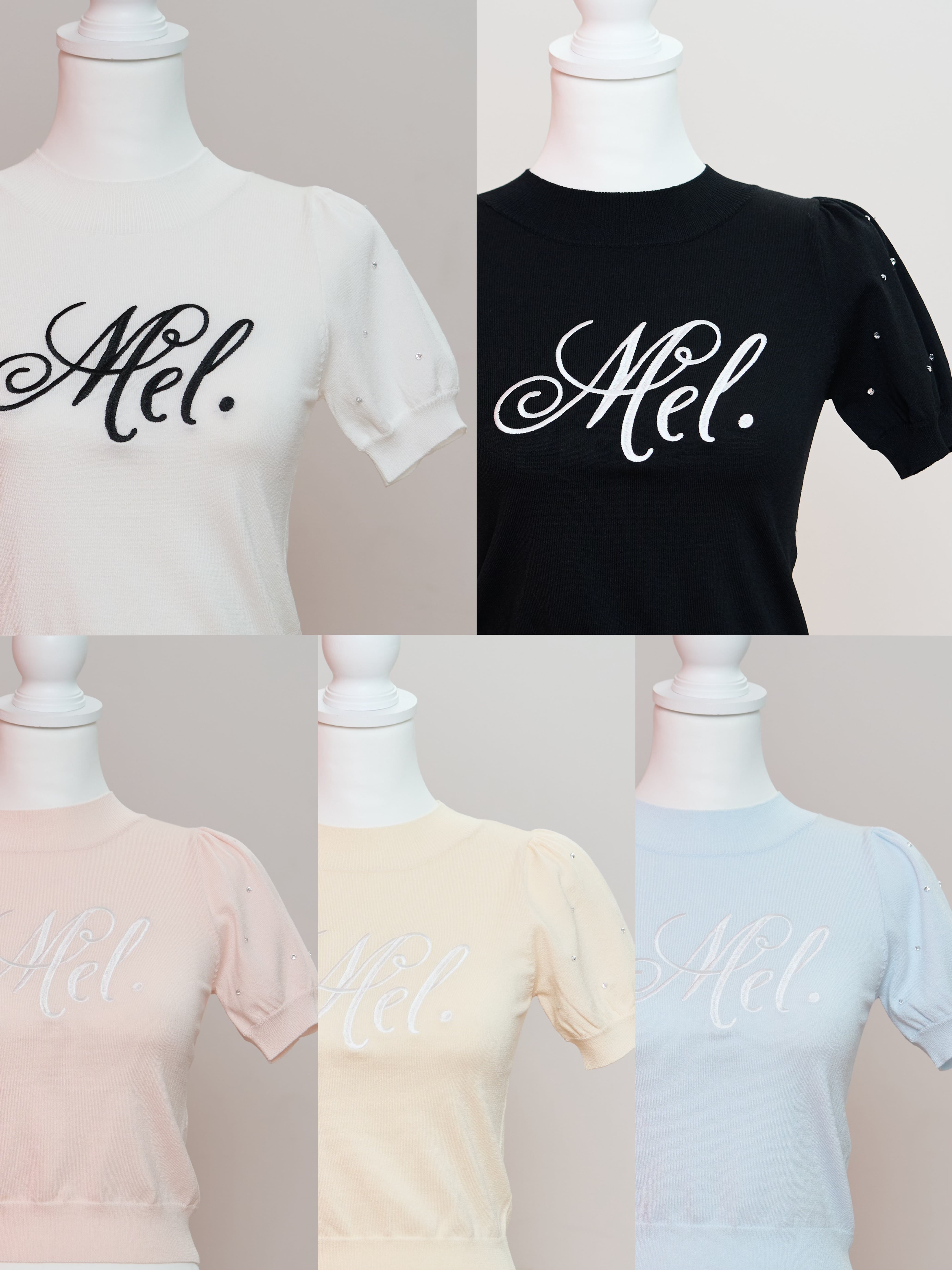 Mel. bijou knit tops