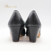 フラメンコ 衣装 シューズ 23cm ブラック系 靴 くつ ヒール 黒 釘 釘有り 日本製 ストラップ ダンス衣装 シンプル 無地 光沢 レディース 練習 レッスン オールブラック イベント ステージ 舞台