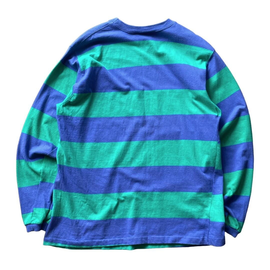 SANTA MONICA AIRLINES L/S striped t-shirt L / サンタモニカ SANTA MONICA AIRLINES L/S striped t-shirt L / サンタモニカ