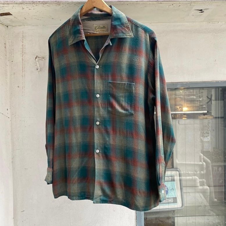 〜70's Vintage Rayon Shirt 