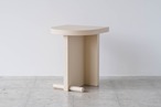 Semicircle stool (White lily color)