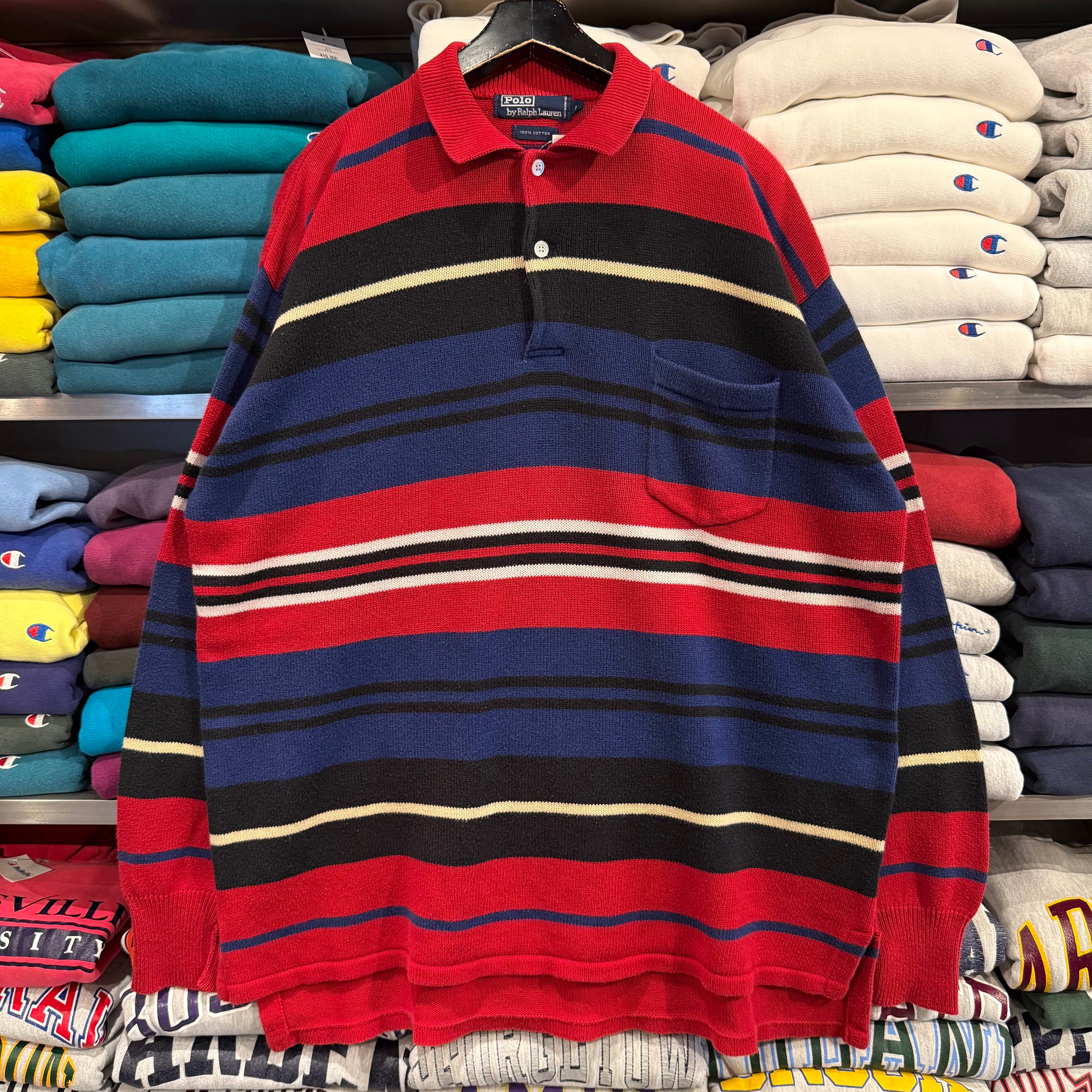 90s RALPH LAUREN COTTON KNIT POLO SHIRTS | BerBerJin / & BerBerJin