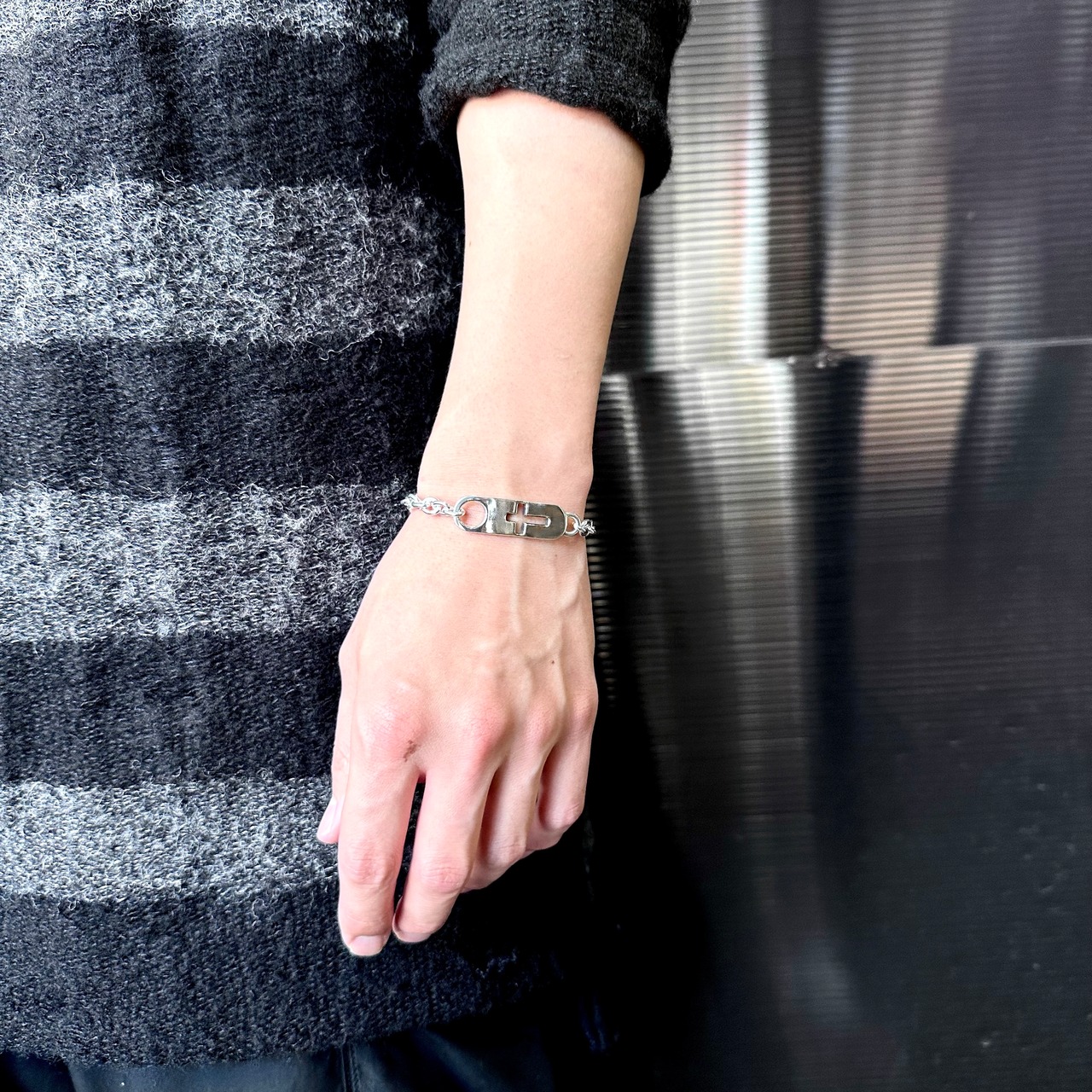 CLASSIC CROSS CHAIN BRACELET / クラシッククロスチェーンブレスレット