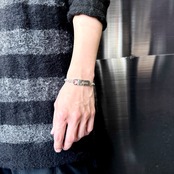 CLASSIC CROSS CHAIN BRACELET / クラシッククロスチェーンブレスレット