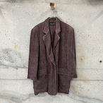 Brown corduroy tailored jacket