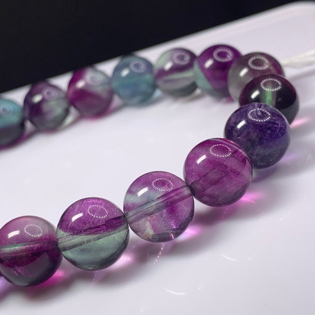 f20濃厚グラデーションフローライトブレスレット