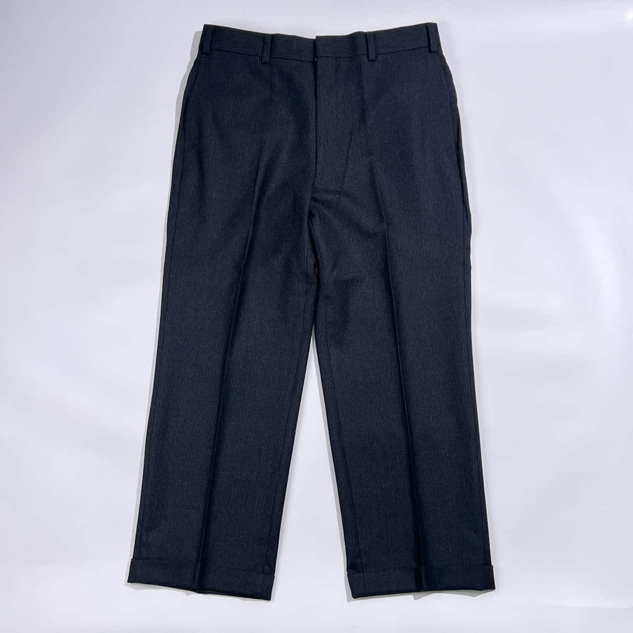 セットアップ J.PRESS AUTHENTIC MODEL ジェイプレス ストライプ 段返3B テーラードジャケット パンツ スーツ 94-84-170/ダークグレー系 メンズ