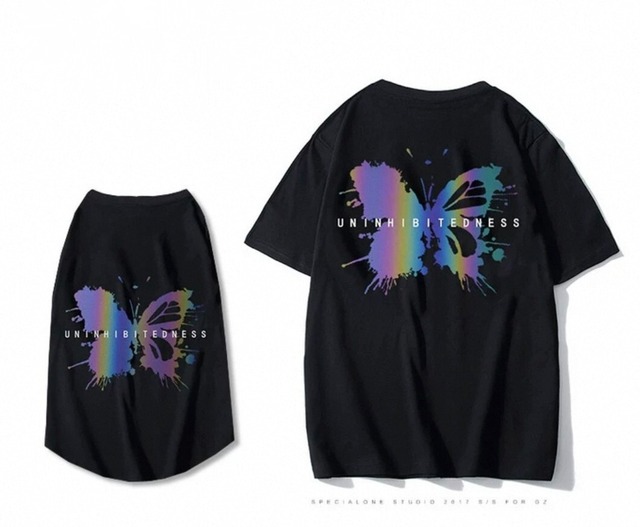 飼い主さんとお揃いTシャツ(蝶々)子供用
