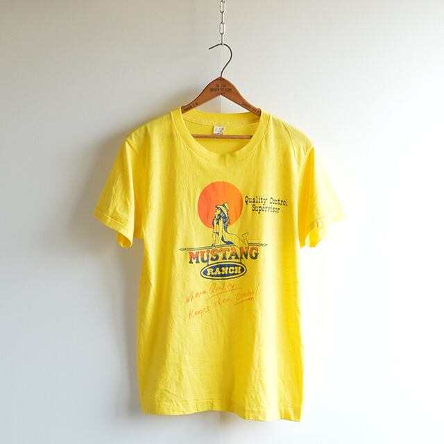 独特の上品 USA製 ヌードTシャツ RANCHムスタングランチ MUSTANG 80s - イラスト、キャラクター - hlt.no