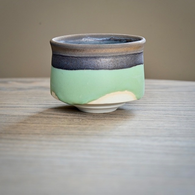 imi ceramics ［午前8時18分の黄緑 / Lime Green at 8:18 AM］COLOUR CLOCK SAKE CUP / 2104600000021