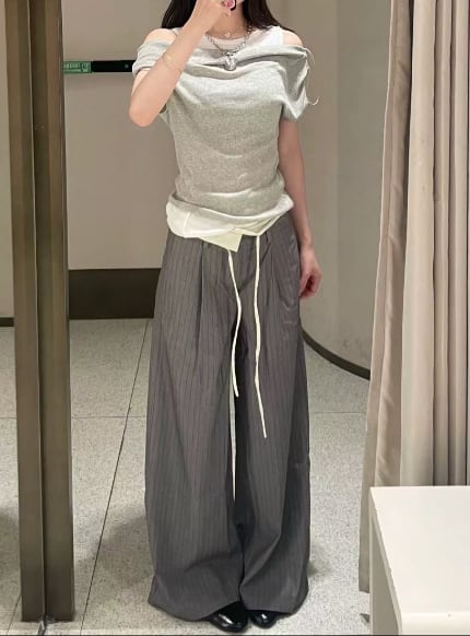 2wayルーズトップス