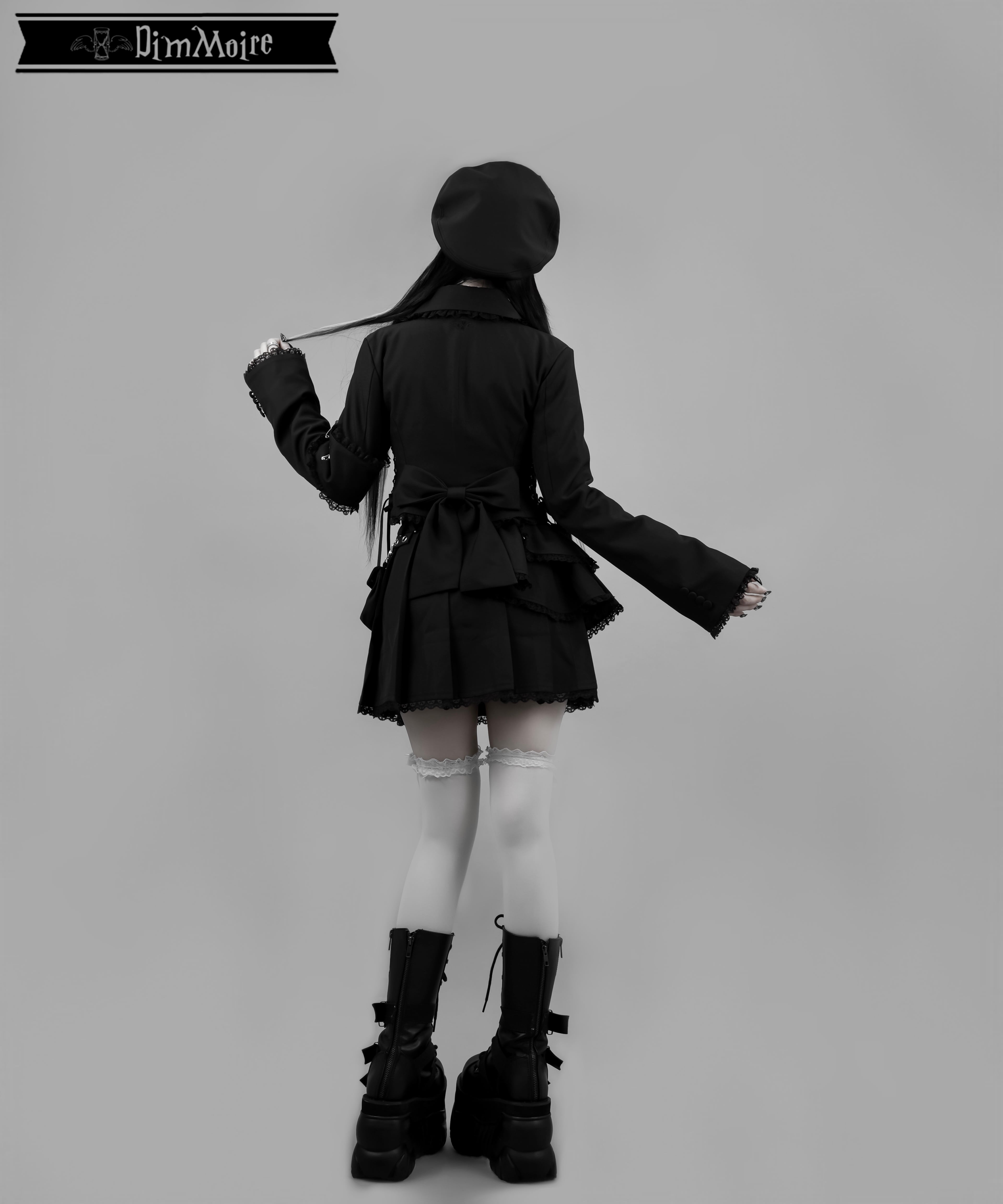 魅了のバックリボンジャケット【Black】 | DimMoire