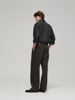DECESOLO 26AW 比翼仕立て ロングスリーブシャツ