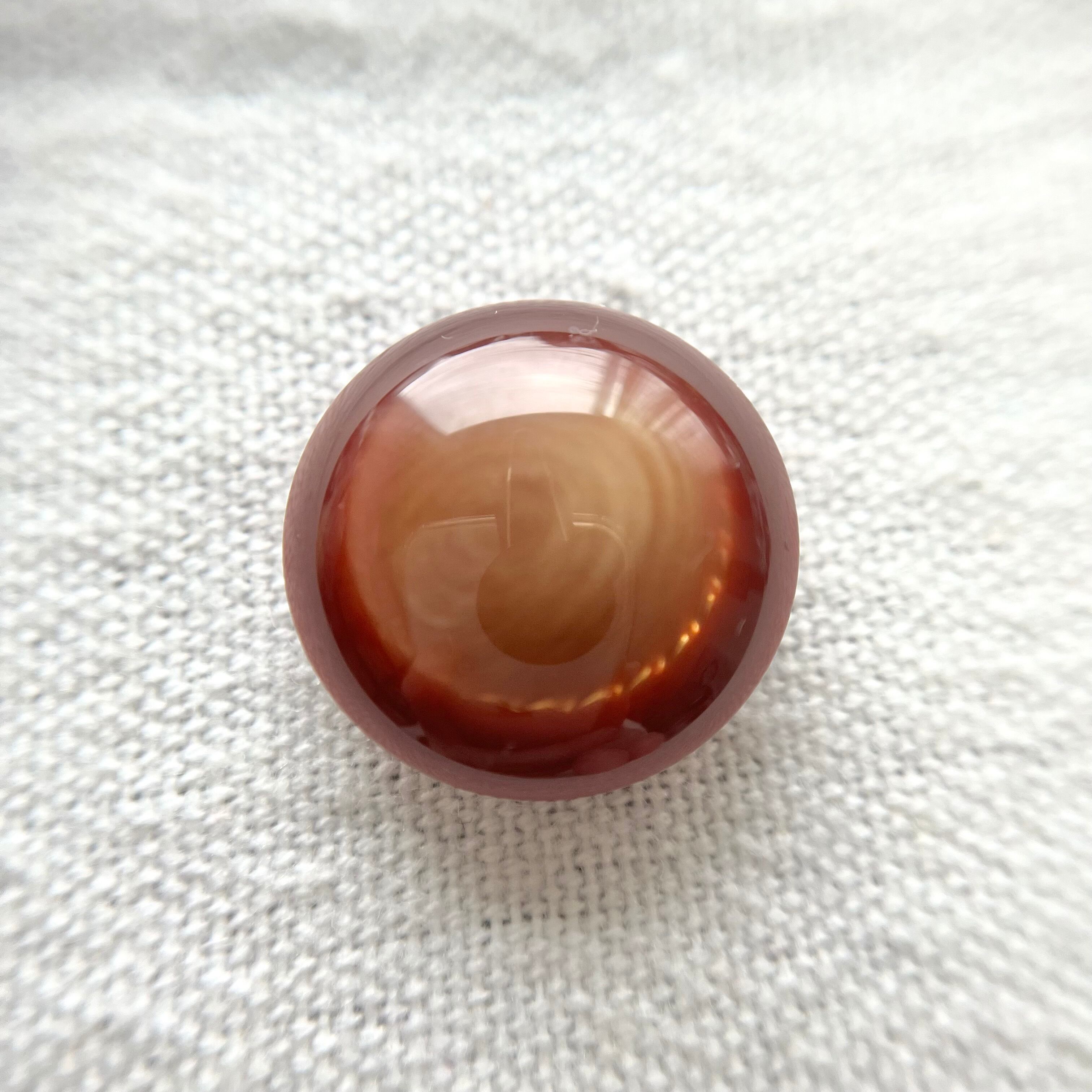レンガマーブル ゴールドリング 20mm