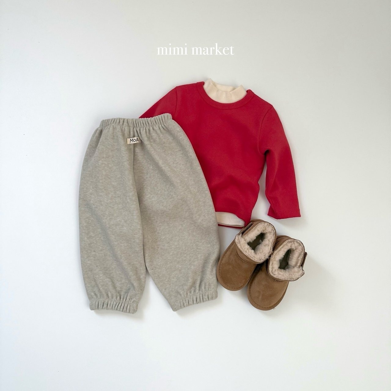 ミミマーケット / mimimarket / ピーチラッパT / 韓国子供服 / キッズ / 26winter〖取寄〗*S~L*