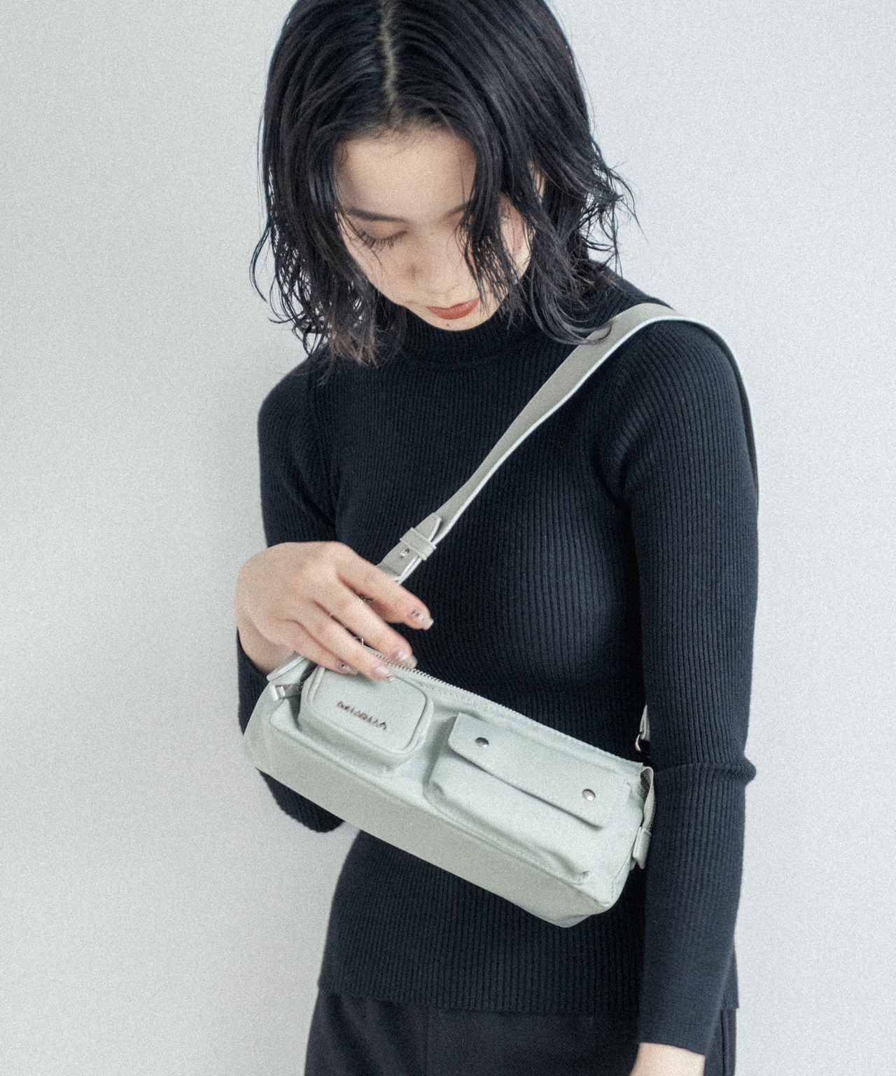 MURUA : 2WAY FRILL SHOULDER BAG
