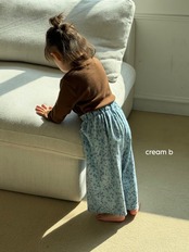 韓国子供服 / 26winter / cream bbang / ガーデンワイドパンツ / キッズ / 冬服 *XXS~L*