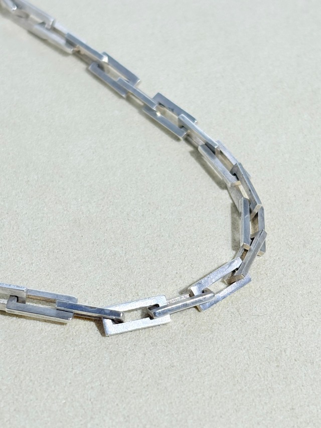 Rectangle Chain Necklace -Turkey-
