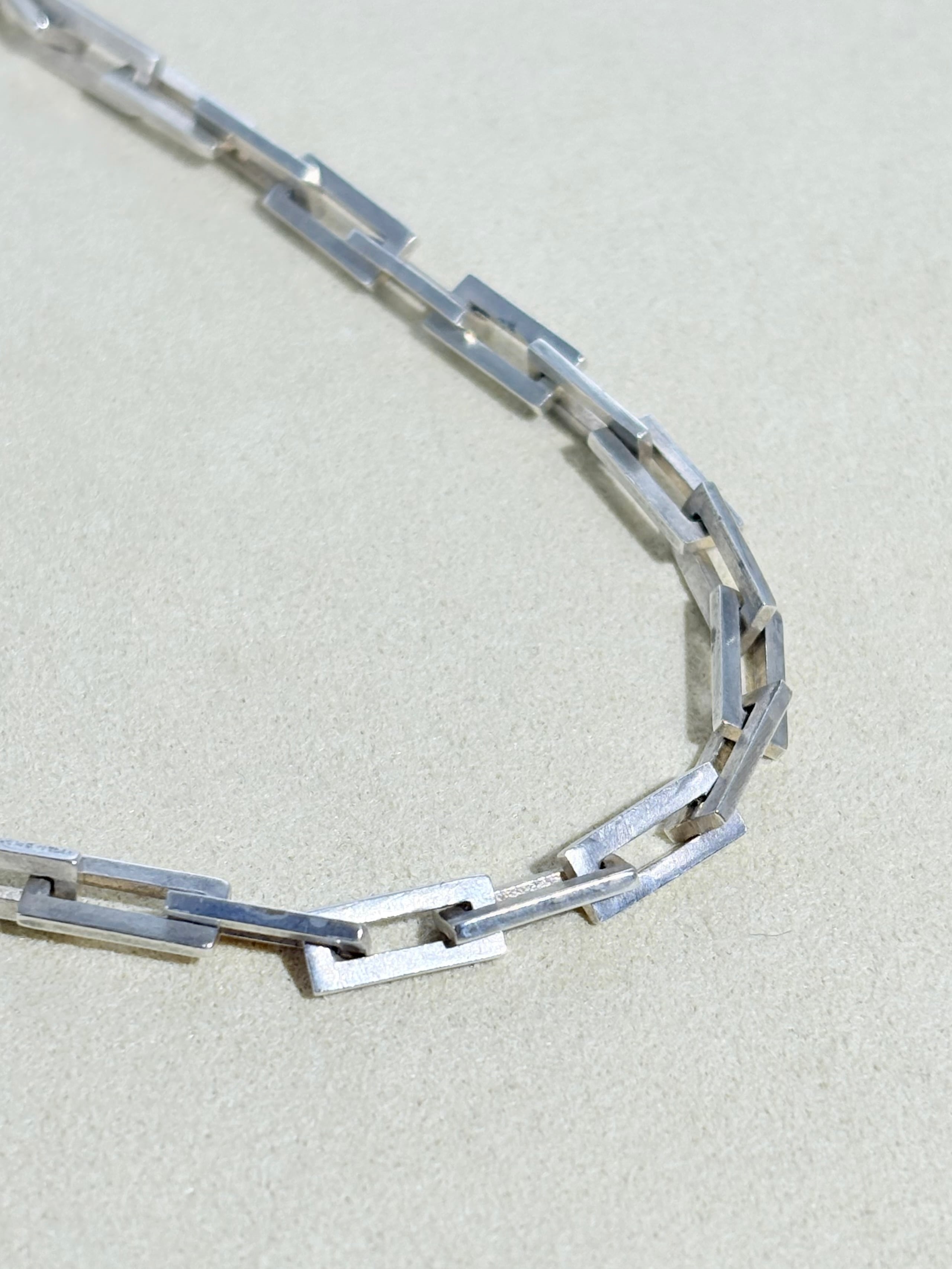 Rectangle Chain Necklace -Turkey-