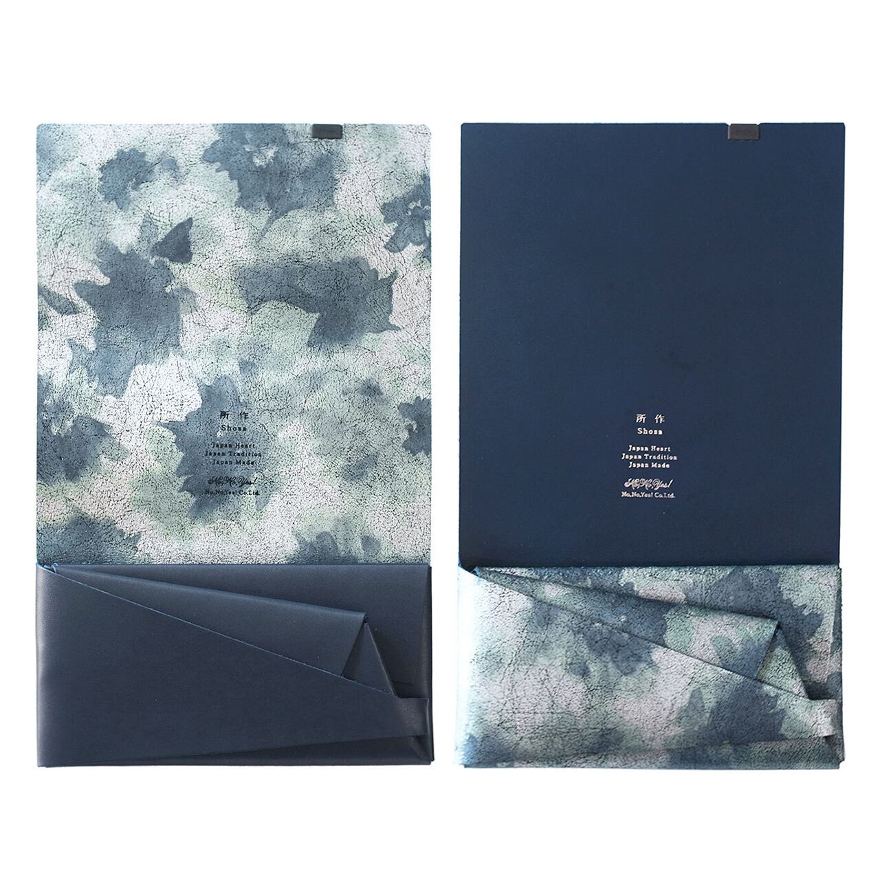 希少☆所作 SHOSA 睡蓮画ロングウォレット レザー 長財布 非売品