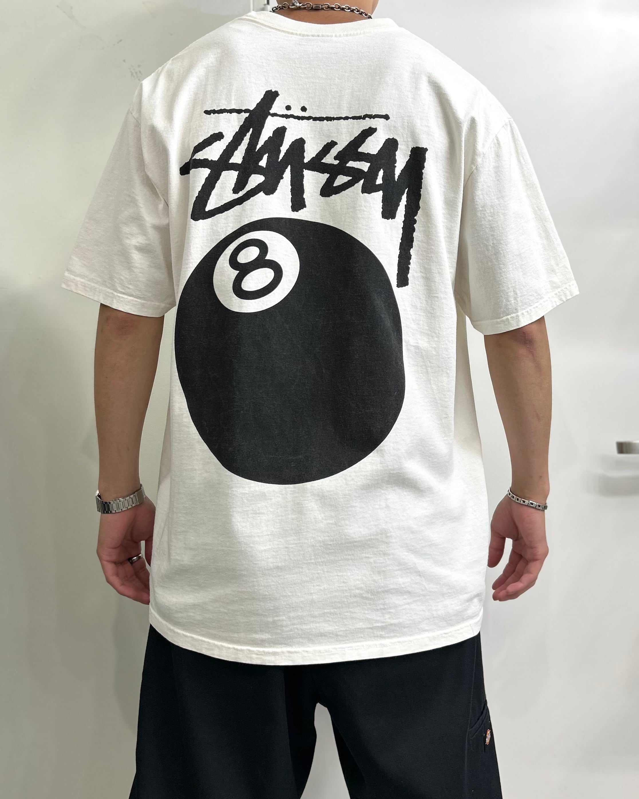 stussy ステューシー Tシャツ L 両面ロゴ プリントロゴ ジグザグ | PAY ID