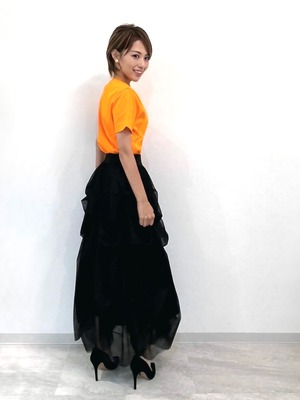 ネオンカラーコットンTシャツ