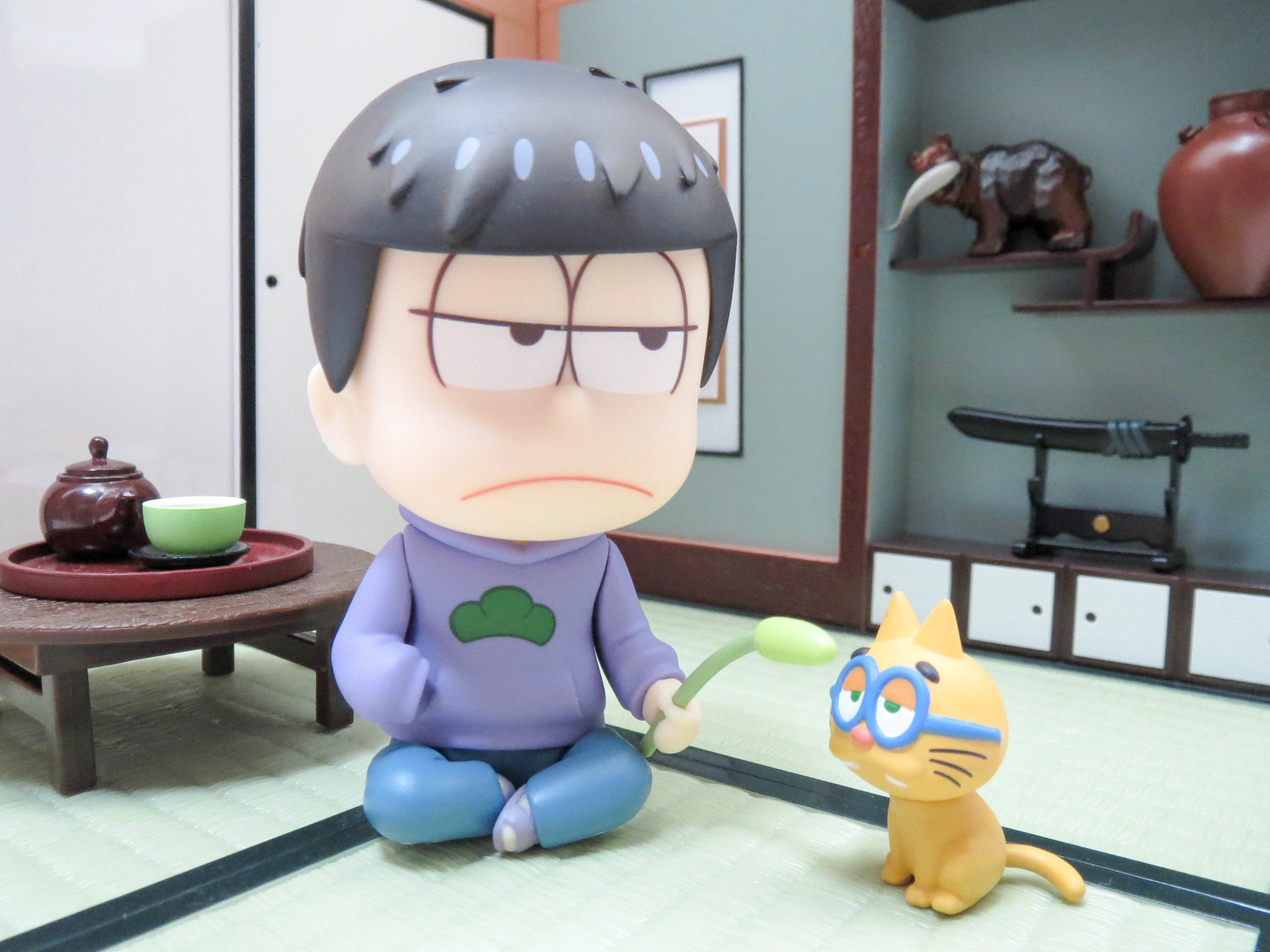 再入荷【638】 松野一松 小物パーツ エスパーニャンコ ねんどろいど