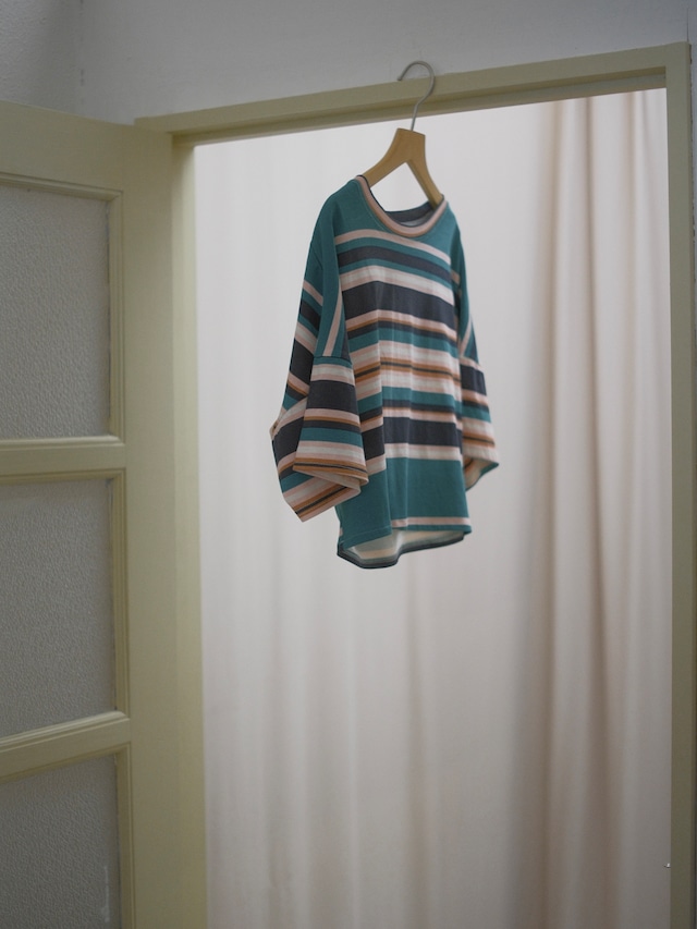 Multi Stripe Cropped Top / MIX