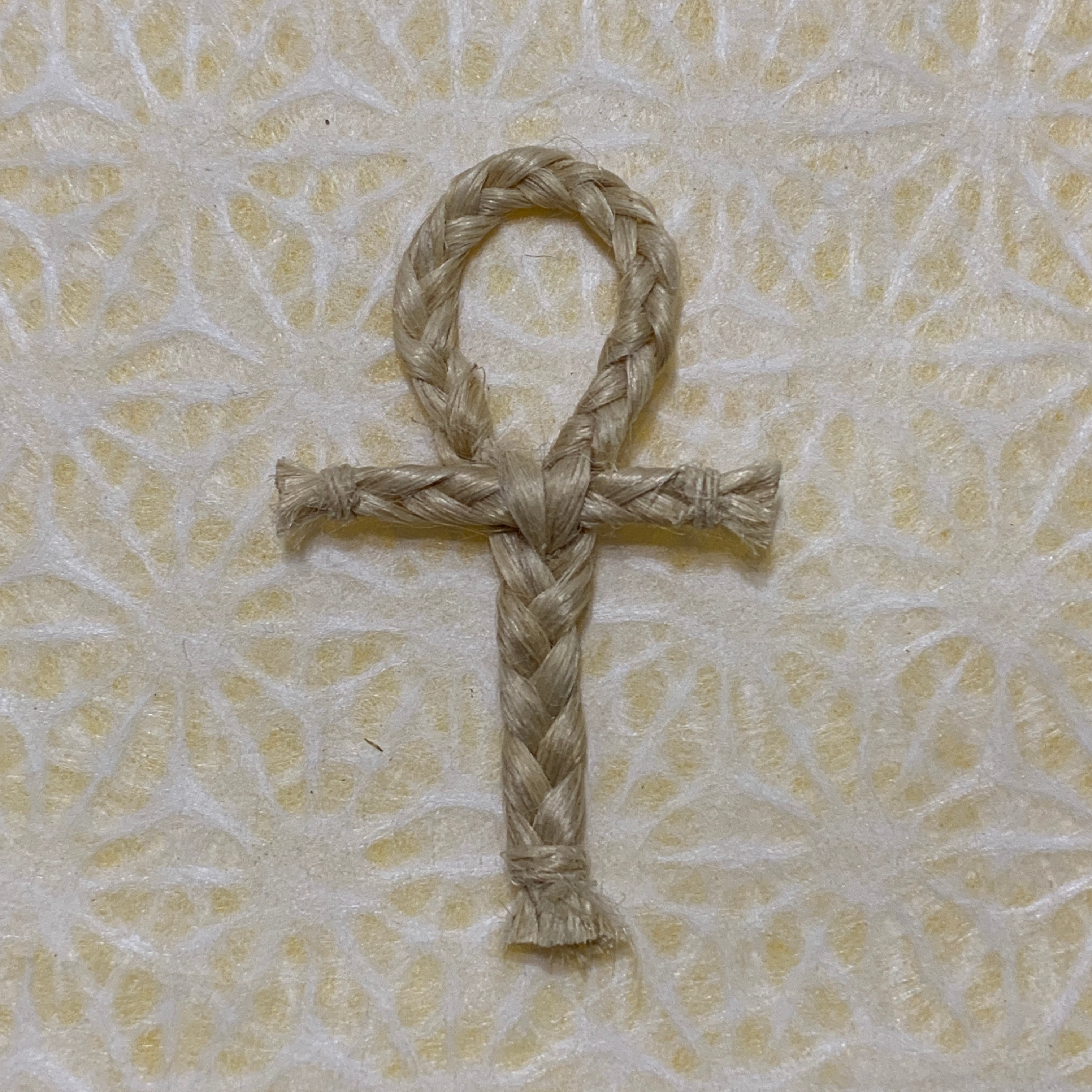 精麻のお飾り　エジプト　アンク　鍵 精麻のお飾りエジプトアンク鍵