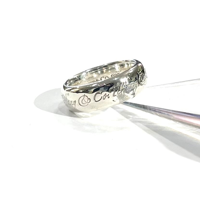 希少【TIFFANY&CO】【6.5号】2570 Tiffany Notesメッセージリング 13号