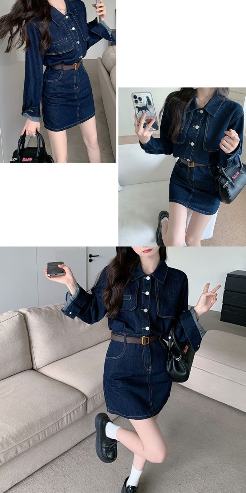 宅配便】デニムミニワンピース／tops1772 | DAY CLOSET｜ レディース