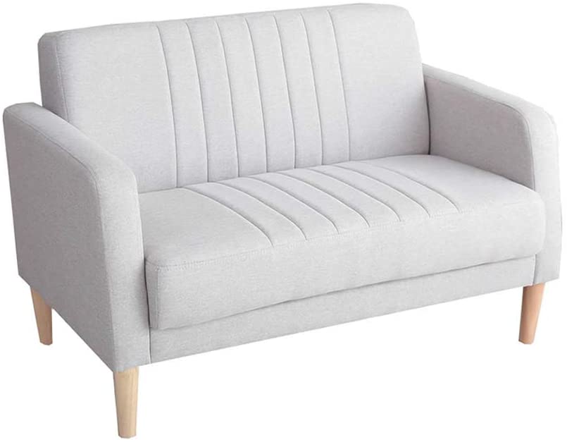 2人掛ソファ ストライプステッチ 脚取り外し可能 ソファ ローソファ ソファー