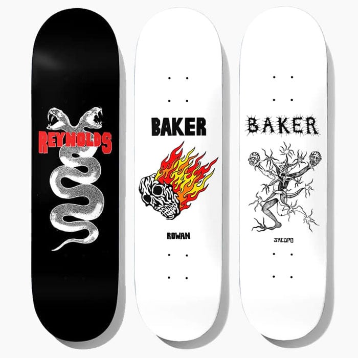 スケボー デッキ 8 8.125 8.25】BAKER SKATEBOARDS PRO DECK ベーカー